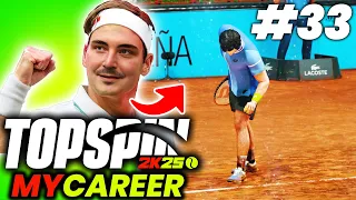 Let’s Play Top Spin 2K25 Career Mode | MyCareer #33 | MADRID MASTERS ATP 1000!