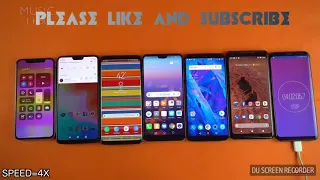 iPhone X Vs oneplus6 Vs S9+ Vs Google pixel 2xl Vs oneplus5t battery drain test