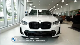 2023 BMW X3 M40i - Mineral White - Oyster Vernasca Leather