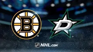 Bruins score final six goals in win over Stars