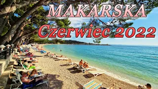 Makarska Morze Deptak Sklepiki Pamiątki Restauracje Ceny Plaża Dużo Ludzi Spacer do Mariny CHORWACJA