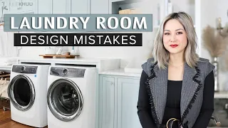 COMMON DESIGN MISTAKES | Laundry Room Mistakes and How to Fix Them | Julie Khuu