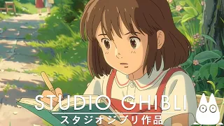 Studio Ghibli Piano Medley [BGM for work/healing/study] Instrumental music, Stress relief music,...