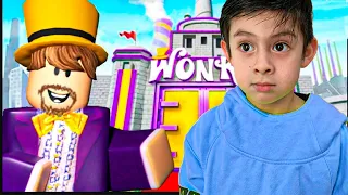 La Fábrica de CHOCOLATE De Mr BEAST   Willy Wonka en Roblox  - Youtube