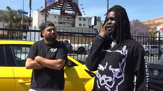 Chief Keef pulls up to check out his Lambo, Murdered Rolls Royce Phantom.