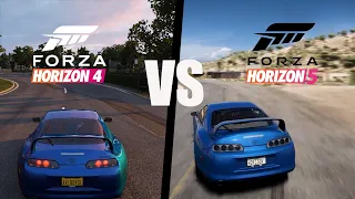 Forza Horizon 4 vs Forza Horizon 5 | Car Sounds Early Comparison