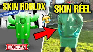 D'UN SKIN CACTUS BROOKHAVEN À UN SKIN RÉEL DANS LA VRAI VIE ! ROBLOX - BROOKHAVEN RP