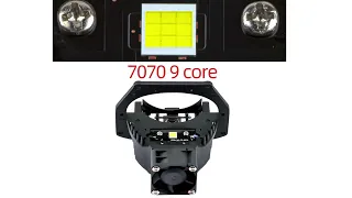 80W Large Lens Projector Headlight