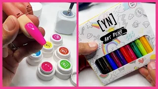 YN NAIL SCHOOL -  How to Use our New Neons & Nail Art Pens