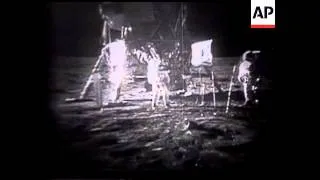 PRESIDENT NIXON SPEAKS TO MEN ON THE MOON - SOUND