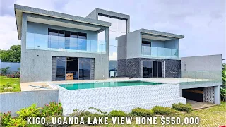 TOURING A WATERFRONT PROPERTY IN KIGO UGANDA 🇺🇬$550K The Africa They Don't Show you On TV