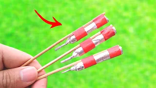 How To Make A Match Rocket At Home | DIY Fire Cracker Using Matches | Will It Fly?