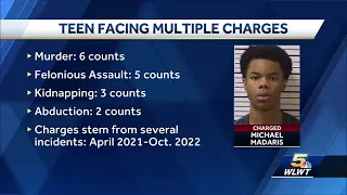 Teen indicted in 3 murders, kidnapping charged as an adult in Hamilton County