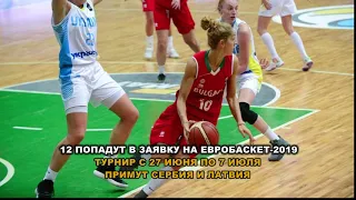 Радулович и Яцковец в расширенном списке сборной Украины к женскому Евробаскету