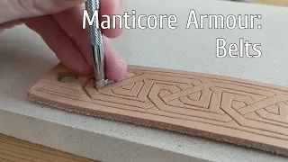 The Witcher Cosplay Build - Manticore Belts