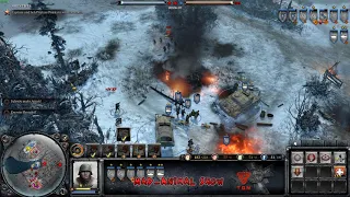 CoH 2 Co-op Theater of War Faceoff At Rostov (Hard) Max Settings 1080 HD 60Fps (2018)
