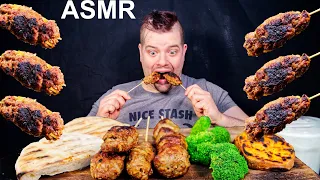 ASMR LET'S COOK | ASMR KOFTA SKEWERS, PITA & AYRAN | ASMR Köftespieße, Pita & Ayran Mukbang