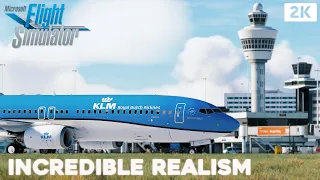 AS REAL AS IT GETS! | FULL FLIGHT | FLYTAMPA AMSTERDAM LANDING | REAL ATC | PMDG B738 | MSFS 2020