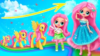 My Little Pony: Humanização de Fluttershy / 30 LOL OMG DIYs