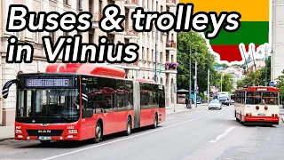 🇱🇹 Vilnius buses and trolleybuses