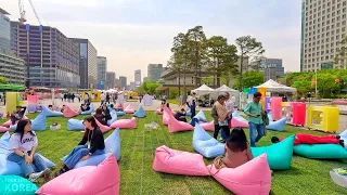 광화문 책마당, 책읽는 서울광장, 책읽는 맑은 냇가 청계천 | Outdoor library in downtown Seoul 4K