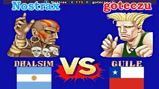 Street Fighter II': Champion Edition - Nostrax vs goteczu FT5