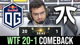 OG vs Fnatic — WTF 20-1 COMEBACK