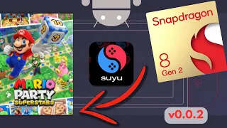 [Suyu Android v0.0.2] Mario Party Superstars - Snapdragon 8 Gen 2