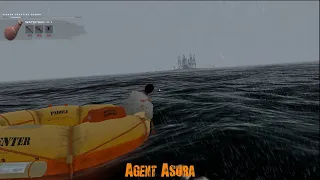 Traveled In Extreme Storm To A New Island | Many Dangerous Animal Are There | Stranded Deep #28