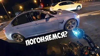 Меня сделала BMW M3 | На мотоцикле по ночной Москве | Kawasaki Z750R