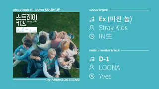 Stray Kids x LOONA - Ex ft. D-1 [MASHUP]