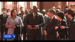 Le président de la RDC, Félix Tshisekedi, visite le Musée du Parti communiste chinois à Beijing