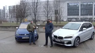 Auta bez ściemy - Volkswagen Golf R kontra BMW 225xe iPerformance Active Tourer