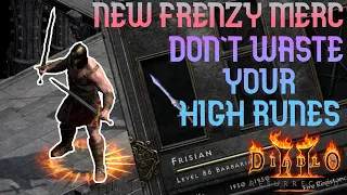 THEY FIXED THIS 1 WEAPON BUG | Frenzy Mercenary Hidden Mechanics | Diablo 2 Resurrected D2R