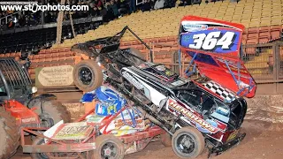 BriSCA F1 Stockcars Huge Rollover - 587 Sam Brigg Odsal Stadium Bradford Saturday 12th November 2022