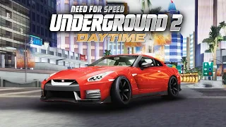 NEED FOR SPEED UNDERGROUND 2 - Daytime Mod Gameplay with Nissan GT-R R35 [4K]