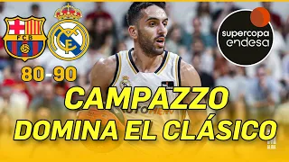 🏀🟢 CAMPAZZO lidera la VICTORIA en el CLÁSICO | FC BARCELONA 80 REAL MADRID 90 📢✅