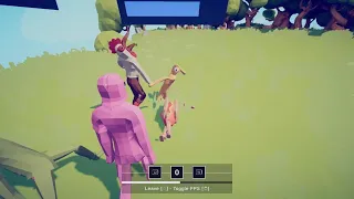 Totally Accurate Battle Simulator playing my fall guys battles