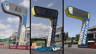 Forza Motorsport VS Gran Turismo 7 VS Real Life Track Comparison 24h LE MANS | 4K PS5 & XBOXSX