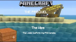 Minecraft PS3 Gameplay: The Wipe (Prequel)