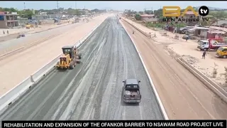 BEAUTIFUL!Fise Junction Asphalt Begin.Rehabilitation Of The Ofankor Barrier  To Nsawam Road Project!