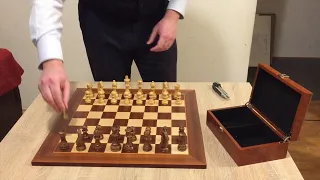 Unboxing My New Wooden Chess Set