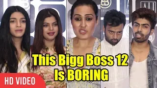 This Bigg Boss 12 Is BORING | LIVE REVIEW | Tv Celebs Reaction On Bigg Boss 12