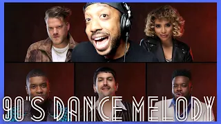 Pentatonix 90s Dance Medley ( Reaction ) Drumming With Jarvis