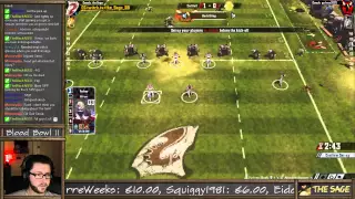 World Cup game 7: Dark Elves vs Orcs (the Sage plays Blood Bowl 2)