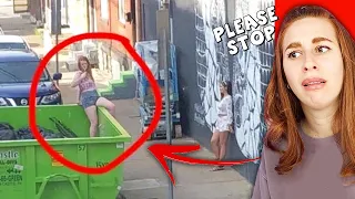 Influencers Caught On Camera In The Wild #cringe - REACTION