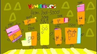 NUMBERBLOCKS! Counting Vid From 2001 to 3000!