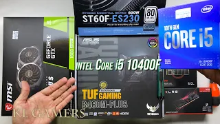 intel Core i5 10400F ASUS TUF GAMING B460M PLUS GTX 1660 Super VENTUS XS Gaming PC Build Benchmark