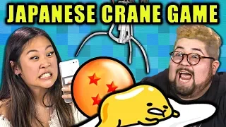 WINNING ON A JAPANESE CRANE GAME | Toreba Crane Game (React)