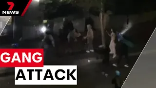 Teenage gang cause mayhem in Sydney | 7 News Australia